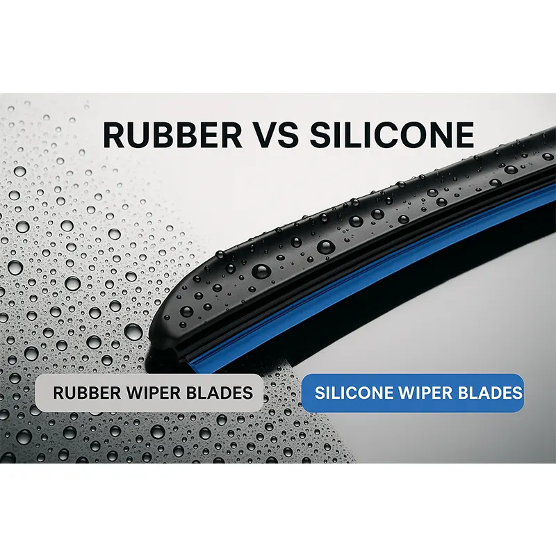 Silicone vs. Blade del tergicristallo: quale materiale dura più a lungo?