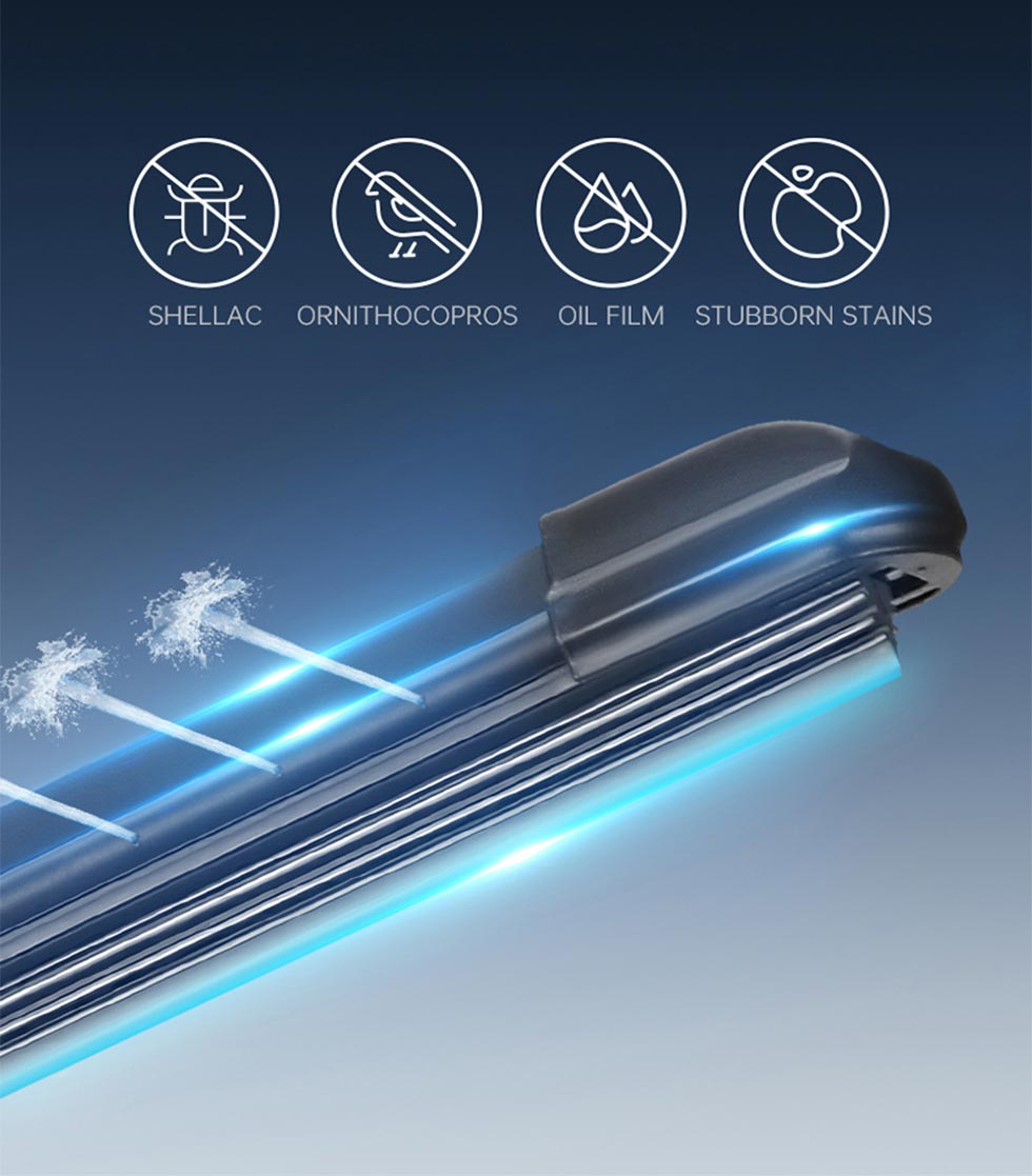 Integrated Spray Wiper Blades